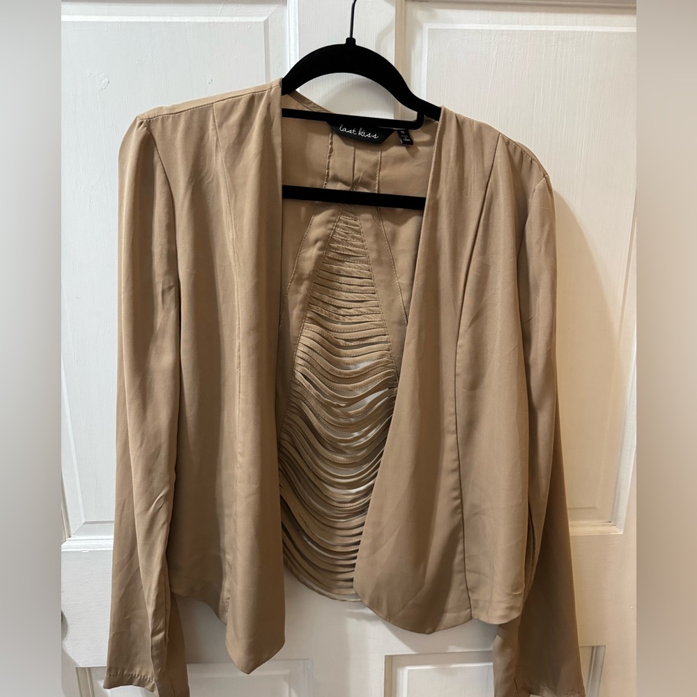 Last Kiss Beige Top